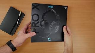 Logitech G Pro X Headset ASMR style unboxing