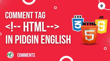 #9 HTML Comments  [Pidgin English]