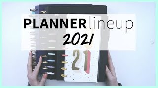 Using 5 Planners! | 2021 PLANNER LINEUP