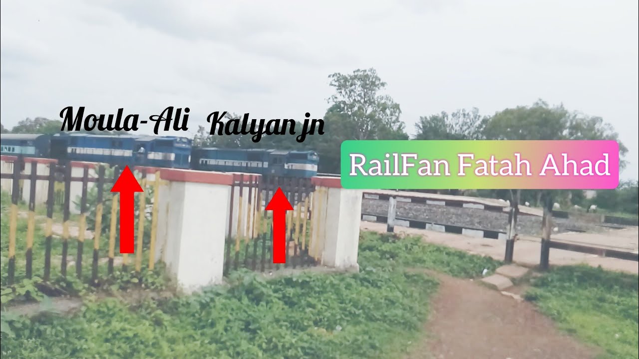 57547 Hyderabad Deccan Nampally - Purna jn ||| Purna Passenger || Departed BIDAR ||| RailFan Fatah A