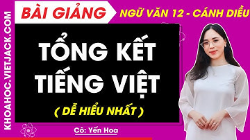 Tổng kết tiếng Việt | Ngữ văn 12 - Cánh diều (DỄ HIỂU NHẤT)
