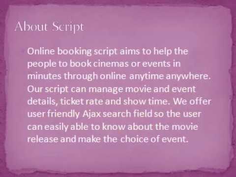 Book my show Clone Script | Theater Booking Script | PHP Scripts Mall