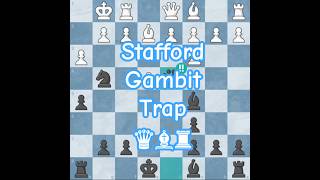 Stafford Gambit Trap | Petrov’s Defense – ♛♝♜ 3 Brilliant Moves! 🔥