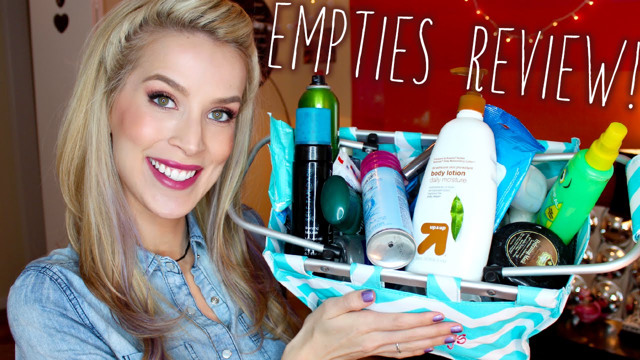 Empties Review! Skincare + Haircare + MANY Mascaras! | LeighAnnSays