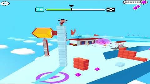 Cube Surfer Level 78 - gameplay (ios android) walkthrough all levels