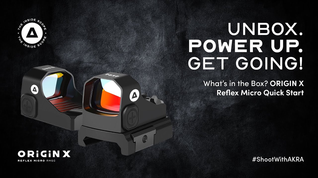 ORIGIN X Reflex Micro Unboxing