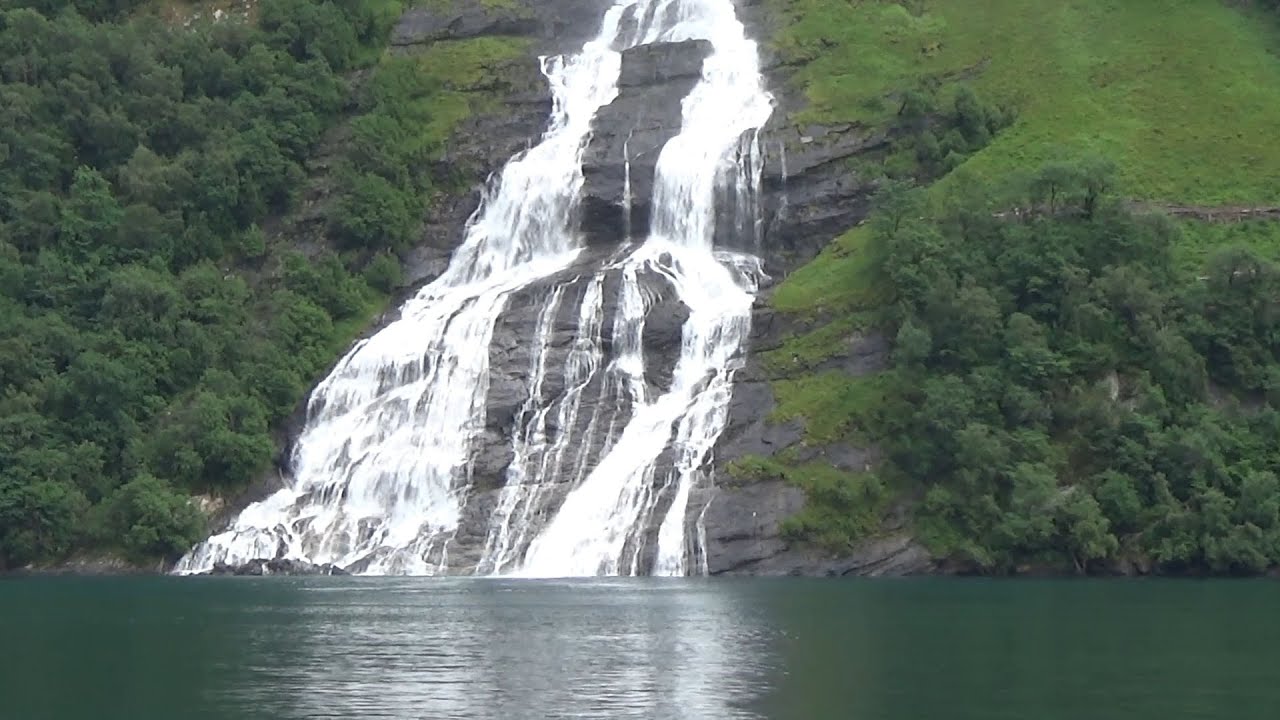 Norwegen Im Juni 2019 Hellesylt Geiranger Strynfjell Briksdalen