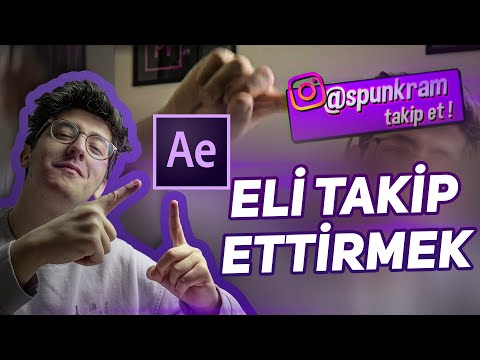 Tracking ile ELİ TAKİP EDEN Yazı Animasyonu | After Effects Dersleri