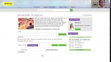 Finding Market Research in Mintel