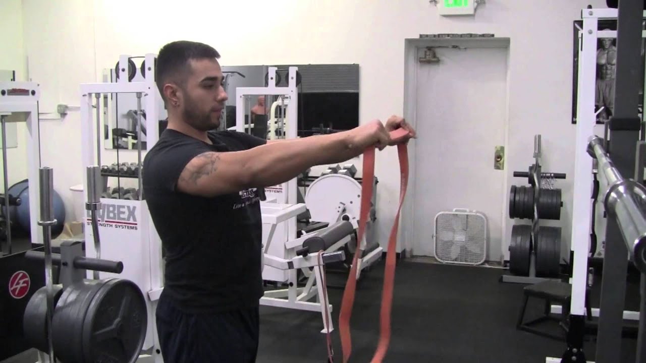 How to Do Band Pull Aparts YouTube