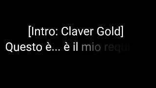 CLAVER GOLD- DEJÀ- VÙ SENZA FIATO FEAT. FABRI FIBRA [TESTO]