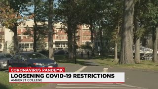 Amherst College loosens some campus COVID-19 restrictions