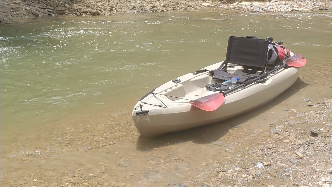 Kayaking a creek near Lake Lewisville YouTube