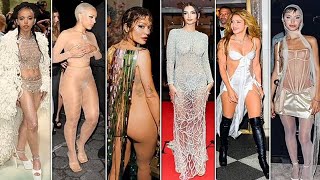 Met Gala 2024: Celebrities Shock with Barely-There Looks! Kim Kardashian Zendaya and More Turn Heads