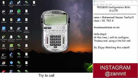 TRIXBOX Configuration With X-Lite (PC) and ZoiPPer (Smartphone) | English