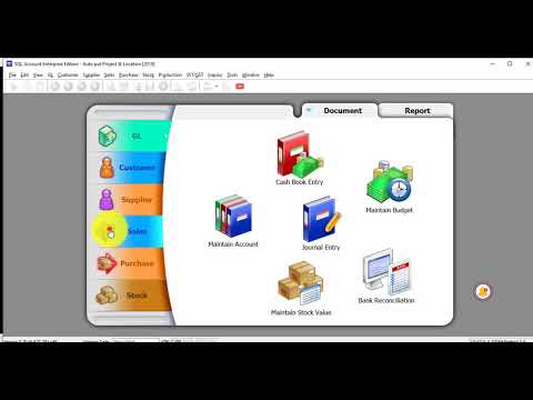 SQL Accounting System Tutorial 68-Auto Fill Up Branch/Project & Location according User Login