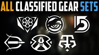 The Division | All Classified Gearsets & My Thoughts On Them | Patch 1.7