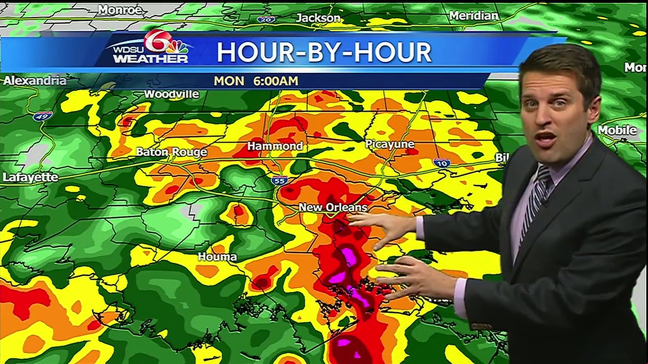 Sunday evening: Heavy rain, flash flooding possible Monday - YouTube
