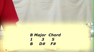 B B Major Guitar Chord Beginner Guitar Tutorial L 713