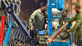 How Tractor loader Hydraulic Jack Cylinder Are Made in Factory | Hydraulic Cylinder Jack Manufacture