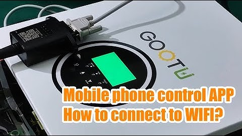 Connect and Control: How to Set Up WiFi and Use the GOOTU App with Your Inverter