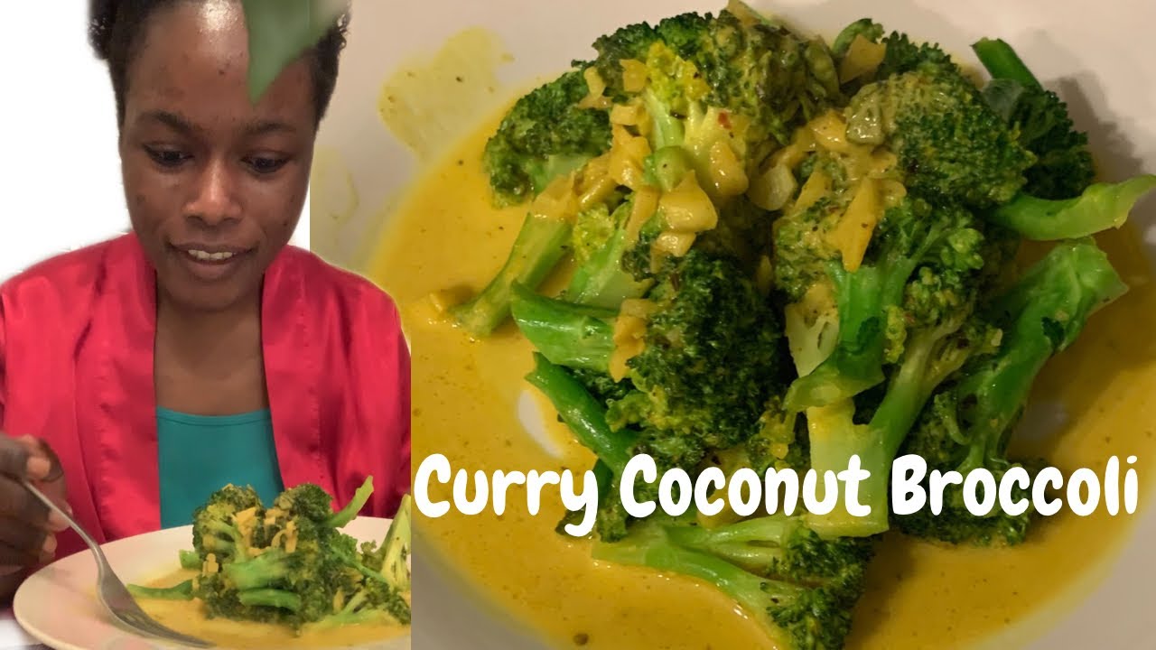 How to make the best curry coconut broccoli / broccoli recipe / Vegan