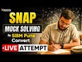 SNAP 2025 Live Mock Attempt | Target SIBM Pune with this strategy