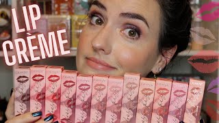 NEW ColourPop Fresh Kiss Lip Crème | Lip Swatches of ALL 12 Shades + Review