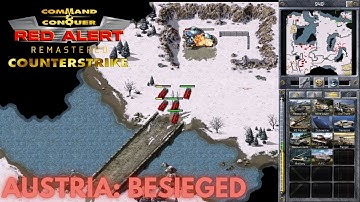 Command & Conquer Red Alert Remastered - Counterstrike - AUSTRIA BESIEGED (Hard)