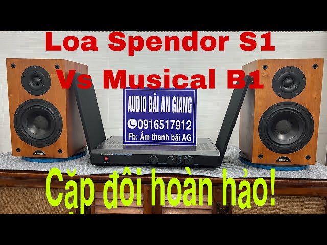 Loa Spendor S1 ghép cùng Musical Fidelity B1 cho ra chất âm đẳng cấp, Audio AG 0916517912