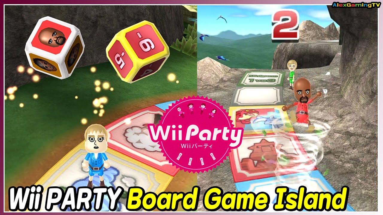 Wii Party Board Game Island Master Com Steven Vs Matt Vs Alisha Vs Sakura Alexgamingtv