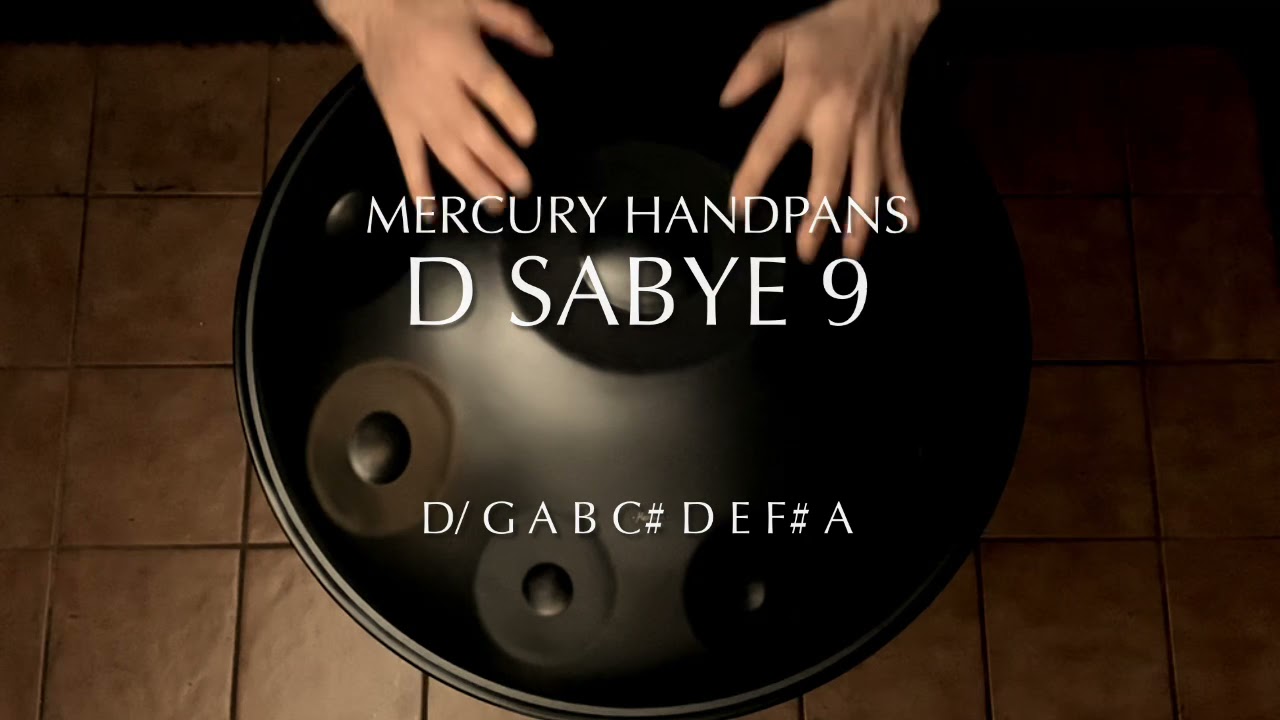Mercury D3 Sabye 9 (Handpan / Pantam / Sound Sculpture)