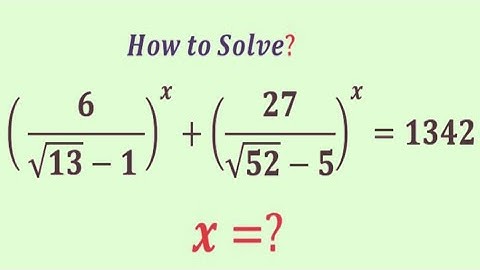 Germany | Can you Solve this? | A nice Math Olympiad algebra problem | X=? 