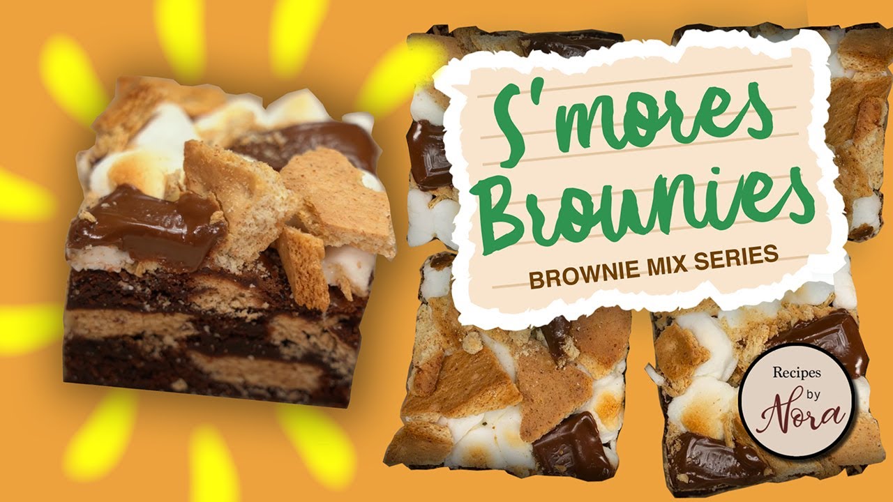 S'mores Brownies Recipe | Easy Brownie Mix Upgrade with Marshmallows, Graham & Chocolate