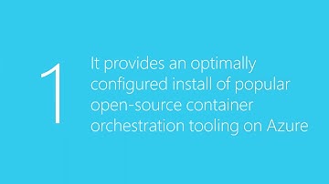 Azure Container Service, the cloud