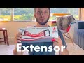 Extensor Elástico Ajustável para Exercício em casa Biceps Triceps Peito Ombros