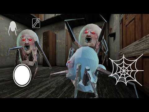 Playing as Spider Mom in Granny's Old House | Sewer Escape Mod Update