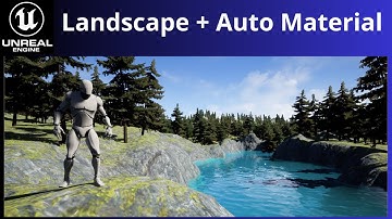 Unreal Engine Tutorial: Landscape with Auto Material