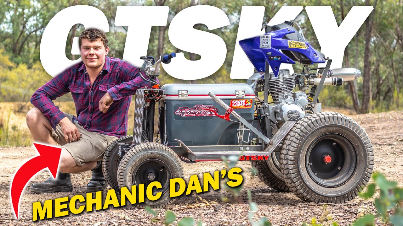 Dan's 250cc Motorised Esky | MOST AUSSIE THING EVER - YouTube
