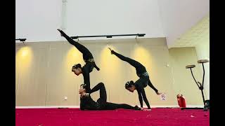 Mongolian contortionist trio Enkhuush
