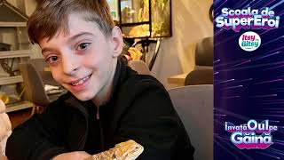 Sergiu Bucur, student la Școala de SuperEroi Itsy Bitsy - Învață oul pe găină