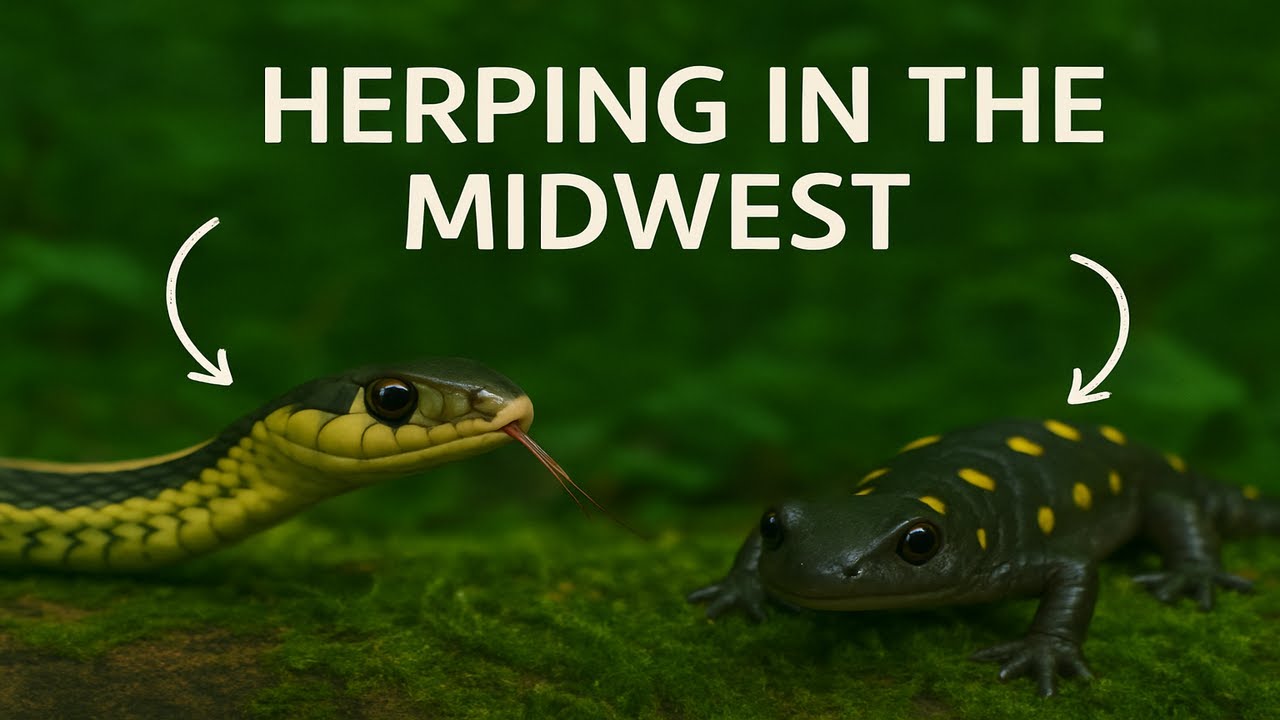 Midwest Spring Herping (Snakes, Salamanders, Frogs, Newts!)