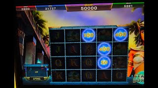 2 Royal Blue Balls Bonus Free Spins Game Siren of the Nile Slot Machine PA Skills Live Play 