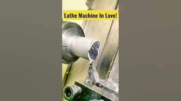 Lathe Machine In Love! Amazing Lathe Machine Make A Heart ❤ #shorts #mgmechanical