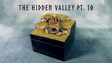 *Repost* Wargame Cliffside RPG Terrain Scratch Build for Miniatures Gaming: The Hidden Valley Pt. 10