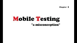 All about mobile testing