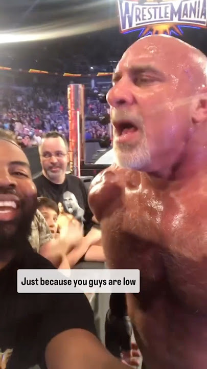 Goldberg yells at me & calls me a low life | I Felt bad #wwe #fyp #viral #explore #wwefan #wrestling