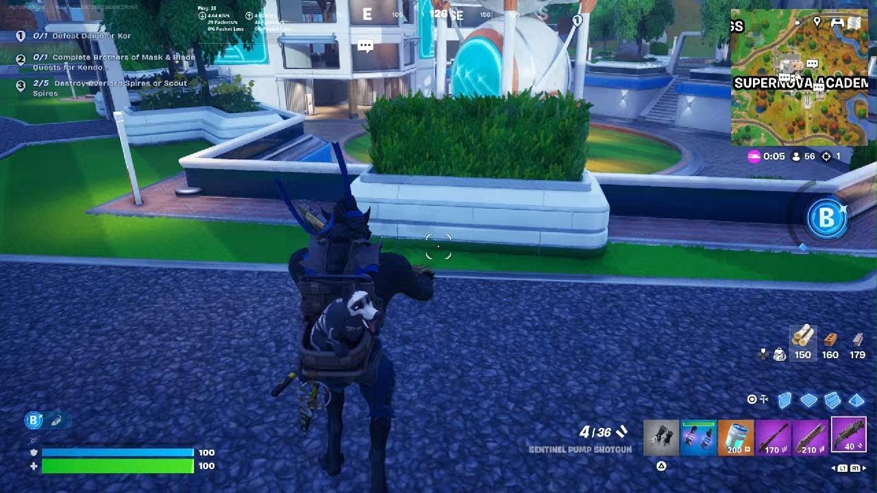 Dire Killing The Beast in Fortnite Gameplay Werewolf Skin Gameplay