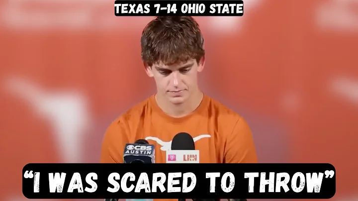 Arch Manning ADMITS he was SCARED to throw the ball - Post Game Interview - Texas 7-14 Ohio State