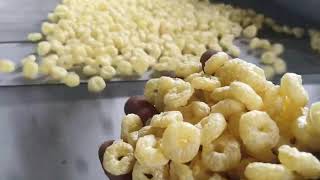 Puff corn ring snack food extruder machine/loops snack food extruder/snack food machine